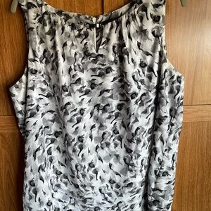 Elegant Black and Gray Women's Top